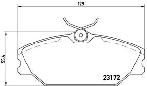Jarrupalasarja, levyjarru, Etuakseli, RENAULT, 410604441R, 410607125R, 7701206379, 7701206380, 7701209380, 8660004593