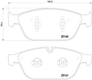 Jarrupalasarja, levyjarru, Etuakseli, AUDI A8 D4, Q5, Q5 Van, 4H0698151E, 4H0698151H, 4H0698151L, 4H0698151N, 8R0698151F, 8R0698151R