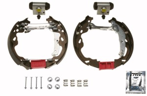 Jarrukenkäsarja, Taka-akseli, CITROËN C1, PEUGEOT 107, TOYOTA AYGO, 4242 16, 4242 17