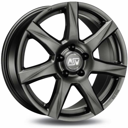 Msw 77 Matt Gun Metal 6/15 4/100 ET35 B63.3