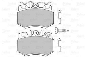 Jarrupalasarja, levyjarru, Etuakseli, CITROËN,PEUGEOT, 425039, 4250-39, 425082, 4250-82, 425282, 4252-82, 95611498, 95616818, 95647733