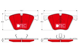 Jarrupalasarja, levyjarru, Etuakseli, BMW X5 [E70, F15, F85], X6 [E71, E72, F16, F86], 34 11 6 775 326, 34 11 6 783 554, 6 775 326, 6 78