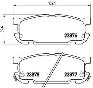 Jarrupalasarja, levyjarru, Taka-akseli, MAZDA MX-5 II, N0Y12648Z, N0Y72648ZC, N0Y92643ZA, N0Y92643ZB, N0Y952643ZA, NCY32648Z, NCY32648ZA