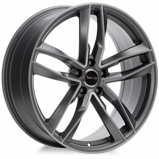 Avus Af16 Matt Anthracite Polished 8/18 5/112 ET25 B66.6
