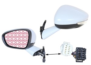 Taustapeili, Oikea, CITROËN C4 GRAND PICASSO II, C4 SPACETOURER, C4 SPACETOURER Van, 1610546180