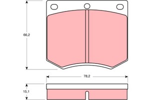 Jarrupalasarja, levyjarru, Etuakseli, FORD,HYUNDAI,MORGAN,TRIUMPH,TVR, 113E-2K02-1B, 1540859, 1554550, 1554552, 1565491, 1571247, 157206