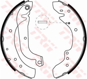 Jarrukenkäsarja, Taka-akseli, ALFA ROMEO,CITROËN,FIAT,OPEL,PEUGEOT,RENAULT,VAUXHALL, 00946560, 009941243, 009943934, 009946560, 4238 99,