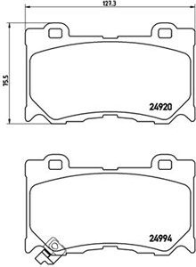 Jarrupalasarja, levyjarru, Etuakseli, INFINITI,NISSAN, D10601TG1C, D1060JL00A, D1060JL00B, D1060JL00J, D1060JL00K