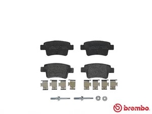 Jarrupalasarja, levyjarru, Taka-akseli, OPEL CORSA D, CORSA D Skåp/halvkombi, 1605230, 1605356, 93169177, 93189823