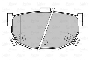 Jarrupalasarja, levyjarru, Taka-akseli, HYUNDAI,KIA,NISSAN, 4406090E90, 44060-90E90, 5830228A00, 58302-28A00, 5830228A01, 58302-28A01, 5