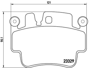 Jarrupalasarja, levyjarru, Etuakseli, Taka-akseli, PORSCHE 911, 911 Cabriolet, 911 Targa, BOXSTER, CARRERA GT, 99635193930, 99635198001