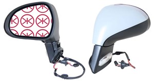 Taustapeili, Oikea, PEUGEOT 308 I, 308 SW I, 8153 NC