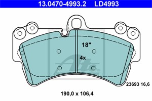 Jarrupalasarja, levyjarru, Etuakseli, AUDI Q7, Q7 Van, PORSCHE CAYENNE, VW TOUAREG, 4L0 698 151 C, 7L0 698 151 E, 7L0 698 151 G, 7L0 698