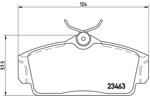 Jarrupalasarja, levyjarru, Etuakseli, NISSAN ALMERA II, ALMERA Hatchback II, PRIMERA, PRIMERA Hatchback, PRIMERA Traveller, 410602F028,