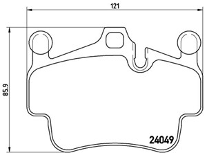 Jarrupalasarja, levyjarru, Etuakseli, Taka-akseli, PORSCHE 911, 911 Cabriolet, 911 Targa, BOXSTER, BOXSTER Spyder, CAYMAN, 99735193903,