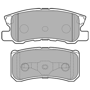 Jarrupalasarja, levyjarru, Taka-akseli, CITROËN C4 AIRCROSS, PEUGEOT 4008, 1609899680, 1620368680, 1635677180