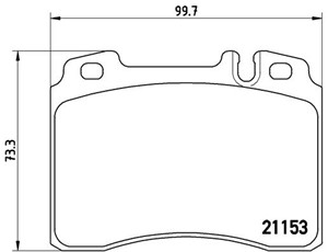 Jarrupalasarja, levyjarru, Etuakseli, MERCEDES-BENZ, 0024201920, 0024203720, 0054200120, A0024201920, A0024203720, A0054200120