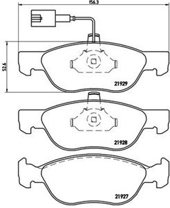 Jarrupalasarja, levyjarru, Etuakseli, ALFA ROMEO,FIAT,LANCIA, 71753041, 71753042, 71770952, 71772523, 77362090, 77362186, 77362316, 9947