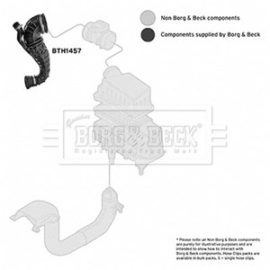 Imuputki, ilmansuodatin, Takana, Oikea, Yläpuolella, FORD TRANSIT CONNECT, 1133898, 1M519R504AB