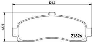 Jarrupalasarja, levyjarru, NISSAN MICRA II, 410601F025, 410606F625, 410606F626, 4106099B25, 4106099B26, 41060BF625, 416099B26