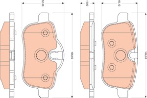 Jarrupalasarja, levyjarru, Taka-akseli, BMW Z4 Roadster [E89], 34 21 6 788 275, 6 788 275