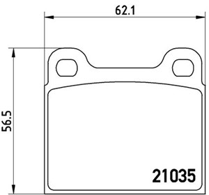 Jarrupalasarja, levyjarru, Taka-akseli, MASERATI,MERCEDES-BENZ,OPEL,VOLVO, 0004205720, 0004205820, 0004206220, 0004206280, 0004207620, 0