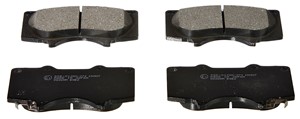 Jarrupalasarja, levyjarru, Etuakseli, MITSUBISHI PAJERO IV, TOYOTA HILUX Pick-up VII, LAND CRUISER PRADO, 0446504070, 044650K090, 044650