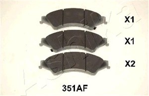 Jarrupalasarja, levyjarru, Etuakseli, FORD RANGER, 1723410, 1723538, AB312001AB, AB312L361AB, UCYE3323Z, UCYE3323ZA