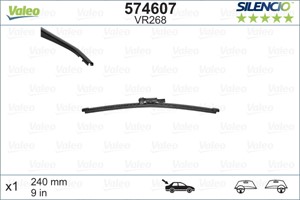 Pyyhkijänsulka, Takana, MERCEDES-BENZ A-KLASS [W176], C-KLASS T-Model [S205], 1768200545, 2058200545, 6423E2, 6423-E2, A2058200545