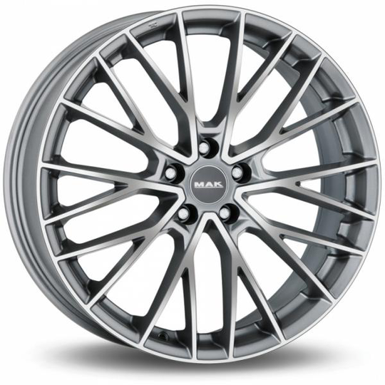 Mak Speciale Gun Metal Machined Face 8,5/19 5/114.3 ET40 B76