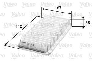 Ilmansuodatin, TOYOTA, 178010B020, 17801-0B020, 178010G010, 17801-0G010, 1780127020, 17801-27020, TA1278, TA-1278