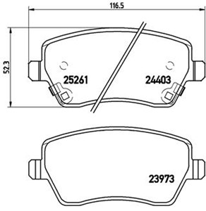 Jarrupalasarja, levyjarru, Etuakseli, NISSAN MICRA IV, MICRA V, NOTE, 410601797R, 410601HA0B, D10601HA0A, D10601HA0B, D10601HA0C, D10601