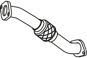 Pakoputki, Edessä, HYUNDAI i20 I, 28610-4P100