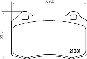 Jarrupalasarja, levyjarru, Etuakseli, Taka-akseli, CITROËN,DAIMLER,DS,JAGUAR,PEUGEOT,SEAT,VOLVO, 1619607480, 2885759PK, 30645136, 306655