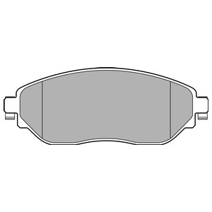 Jarrupalasarja, levyjarru, Etuakseli, FIAT,NISSAN,OPEL,RENAULT,VAUXHALL, 4106000Q1H, 4106000Q2F, 410601073R, 410604868R, 410608638R, 442