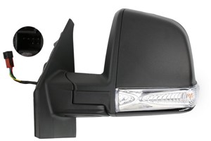 Taustapeili, Vasen, FIAT DOBLO Buss, DOBLO Cargo, DOBLO Flak/chassi, OPEL COMBO Tour, 735497891