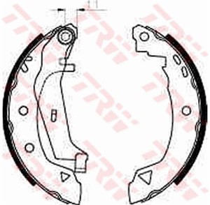 Jarrukenkäsarja, Taka-akseli, ALFA ROMEO,CITROËN,DACIA,RENAULT, 0000060703319, 0000060750207, 0000060750871, 0000060751376, 00607 50472,