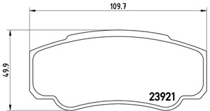 Jarrupalasarja, levyjarru, Taka-akseli, CITROËN,FIAT,PEUGEOT, 1611457780, 425246, 425247, 425443, 425468, 71752985, 71770072, 71772527,