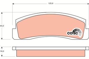Jarrupalasarja, levyjarru, Etuakseli, CHEVROLET NIVA, LADA NADESCHDA, NIVA Terrängbil täckt, 212133501090, 2121-3501090, 2121350109001,
