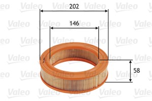 Ilmansuodatin, NISSAN MICRA I, RENAULT 4, 4 Skåp/stor limousine, 5, 5 Skåp/halvkombi, 6, RODEO 4, RODEO 6, 1444L2, 1654601B00, 16546-01B