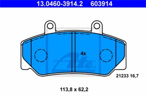 Jarrupalasarja, levyjarru, Etuakseli, VOLVO 740, 740 Kombi, 760, 760 Kombi, 940, 940 II, 940 Kombi, 940 Kombi II, 271179, 271182, 272827