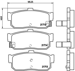 Jarrupalasarja, levyjarru, Taka-akseli, INFINITI,NISSAN, 440600N690, 4406031U90, 4406031U91, 4406031UX2, 440604U090, 4406054C90, 4406054