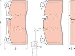 Jarrupalasarja, levyjarru, Taka-akseli, AUDI R8, R8 Spyder, 420 698 451 B, 420 698 451