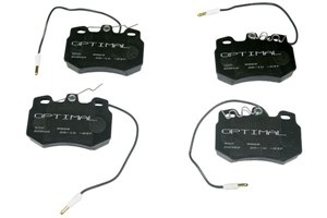 Jarrupalasarja, levyjarru, Etuakseli, CITROËN AX, C15 Kombi, C15 Skåp/stor limousine, VISA, ZX, 95607093, 95607098, 95611498, 95616818,