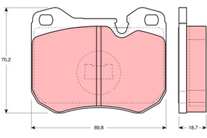 Jarrupalasarja, levyjarru, Etuakseli, PORSCHE 924, 928, 944, 477 698 155, 928 351 942 00, 928 351 951 00, 928 351 951 02, 928 351 952 00