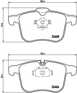 Jarrupalasarja, levyjarru, Etuakseli, CADILLAC,OPEL,SAAB,VAUXHALL, 12802167, 1605079, 1605138, 9268709, 93176379, 931763790, 93802167