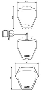 Jarrupalasarja, levyjarru, AUDI A8 D2, 4D0698151, 4D0698151B, 4D0698151K, 4D0698151M, 4D0698151N, 4D0698151P, 4D0698151R, 4D0698151S