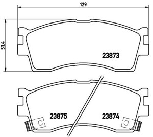 Jarrupalasarja, levyjarru, Etuakseli, KIA, 0K2N13328Z, 0K2N13328ZA, 0K9B63328Z, 0K9D03328Z, 58115FDB00, 58115FDC00