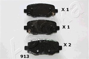 Jarrupalasarja, levyjarru, Taka-akseli, FIAT 500X, JEEP RENEGADE SUV, 77367145, 77367417