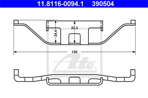 Jousi, jarrusatula, Taka-akseli, BMW 3 [E46], 3 Touring [E46], 7 [E38], 8 [E31], 34 21 1 159 963
